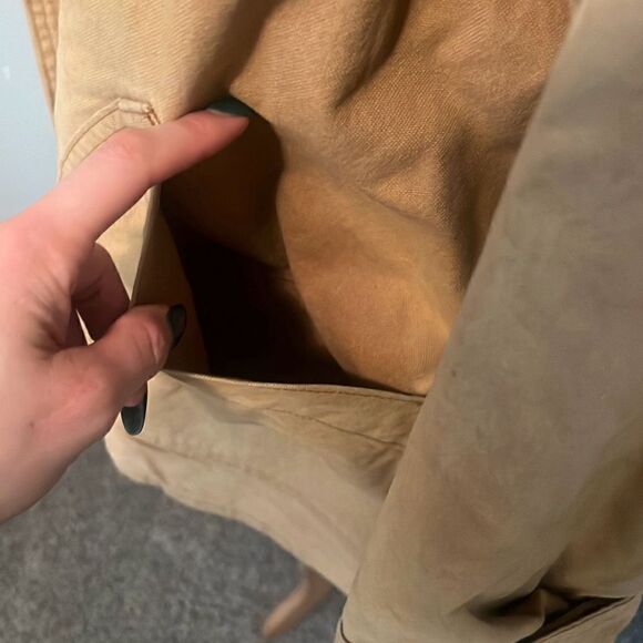 Woolrich Men's Tan Wool Blend Aztec Navajo Blanket Lined Jacket Size XL - Picture 13 of 15